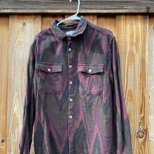 UO Chevron Button Up Shirt